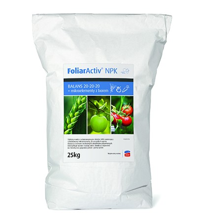 FoliarActiv® NPK Balans 20-20-20 + mikroelementy z borem